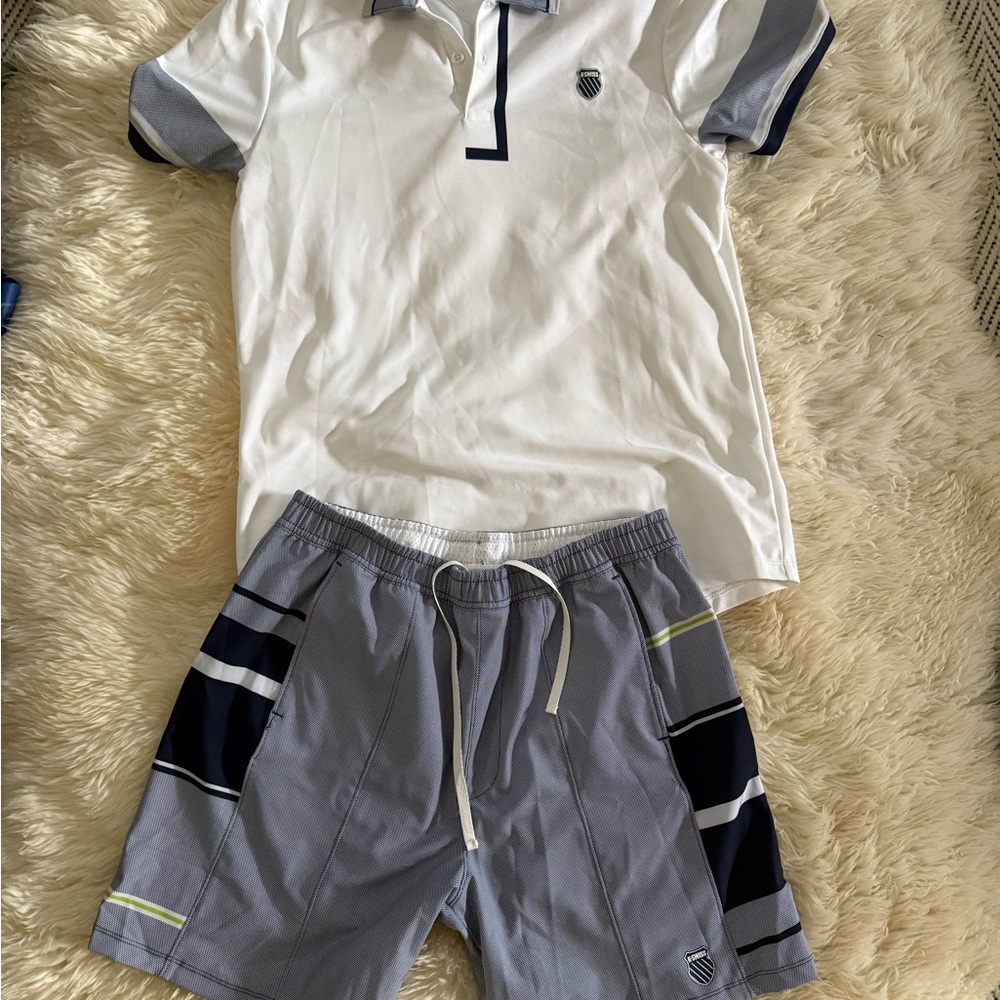 Men’s K-Swiss tennis outfit, never worn